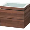 Image de Duravit L-Cube c-bonded Ensemble suspendu, 2 tiroirs, sans trop-plein, sans trou pour robinetterie, 600x500x480mm, LC6926N7979