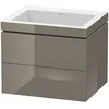 Image de Duravit - L-cube Meuble Vasque C-bonded Avec Socle Mural, 60x48 Cm,