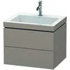 Image de Duravit - L-cube Meuble Vasque C-bonded Avec Socle, Suspendue Au