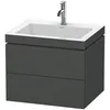 Image de Duravit - L-cube Meuble Vasque C-bonded Avec Socle, Suspendue Au