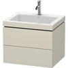 Image de Duravit - L-cube Meuble Vasque C-bonded Avec Socle, Suspendue Au