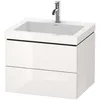 Image de Duravit - L-cube Meuble Vasque C-bonded Avec Socle, Suspendue Au