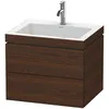 Image de Duravit - L-cube Meuble Vasque C-bonded Avec Socle, Suspendue Au