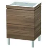 Image de Duravit - L-cube Meuble Lavabo C-bonded Avec Socle Sur Pied, 60x48