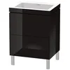 Image de Duravit - L-cube Meuble Lavabo C-bonded Avec Socle Sur Pied, 60x48