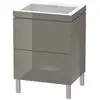 Image de Duravit - L-cube Meuble Lavabo C-bonded Avec Socle Sur Pied, 60x48