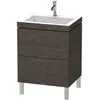 Image de Duravit - L-cube Meuble Lavabo C-bonded Avec Socle Sur Pied, 60x48