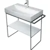 Image de Duravit DuraSquare console en métal 86,5x45,1cm, pour lavabo 235380, sur pied, 0031114600