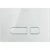 Image de Duravit DuraSystem plaque de déclenchement mécanique pour WC A1, verre blanc, 229,8x157mm, WD5002012000