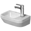 Image de Duravit - Durastyle - Lave-mains 360x220 Mm, Avec Un Trou Pour Robinet À Droite, Avec Wondergliss, Blanc Alpin 07133600001