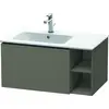 Image de Duravit L-Cube Meuble sous-lavabo suspendu, 1 tiroir, étagère sur le côté, vasque à gauche, 820x400x481mm, LC619109090