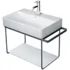 Image de Duravit - Durasquare Console En Métal 66,5x38,1cm, Pour Lavabo