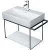 Image de Duravit - Durasquare Console En Métal 66,5x38,1cm, Pour Lavabo