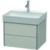 Image de Duravit - Xsquare Meuble Sous-lavabo Mural 58,4x46,0 Cm, 2 Tiroirs,