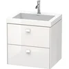 Image de Duravit - Brioso Vasque À Meuble C-bonded Avec Socle Mural