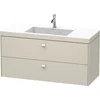 Image de Brioso Vasque À Meuble C-bonded Avec Socle Mural - Duravit