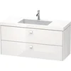Image de Sous-vasque Brioso 613x1200x480mm Wt Vero Air Gris Frontfa