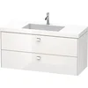 Image de Brioso Vasque À Meuble C-bonded Avec Socle Mural - Duravit