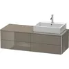 Image de Duravit - Meuble Sous-lavabo Xsquare 140,0 X 54,8 Cm, 4 Tiroirs,