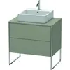 Image de Duravit XSquare Meuble sous-vasque sur console au sol, 2 tiroirs, 800x778x548mm, XS492009292
