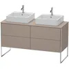 Image de Duravit - Meuble Sous-lavabo Xsquare De 140,0 X 54,8 Cm, 4 Tiroirs,