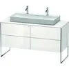 Image de Duravit XSquare Meuble sous-vasque sur console au sol, 4 tiroirs, 1400x778x548mm, XS4925M8585