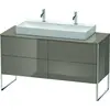 Image de Duravit XSquare Meuble sous-vasque sur console au sol, 4 tiroirs, 1400x778x548mm, XS4925M8989