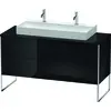 Image de Duravit XSquare Meuble sous-vasque sur console au sol, 4 tiroirs, 1400x778x548mm, XS4925M4040