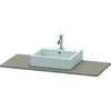 Image de Console Duravit XSquare, 1 découpe, 800x16x550mm, XS060D09090