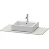 Image de Console Duravit XSquare, 1 découpe, 1000x16x550mm, XS060E00707