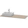 Image de Duravit - Console Xsquare 060g, 1400x 550 Mm, 1 Découpe À Gauche,