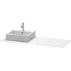 Image de Duravit - Console Xsquare 060g, 1400x 550 Mm, 1 Découpe À Gauche,