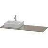 Image de Duravit - Console Xsquare 060g, 1400x 550 Mm, 1 Découpe À Gauche,