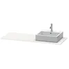 Image de Duravit - Console Xsquare 060g, 1400x 550 Mm, 1 Découpe À Droite,