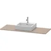 Image de Duravit - Console Xsquare 060g, 1400x 550 Mm, 1 Découpe Au Milieu,
