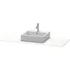 Image de Console Duravit XSquare, 1 découpe au centre, 1400x16x550mm, XS060GM8585