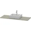Image de Duravit - Console Xsquare 060g, 1400x 550 Mm, 1 Découpe Au Milieu,