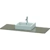 Image de Duravit - Console Xsquare 060g, 1400x 550 Mm, 1 Découpe Au Milieu,