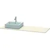 Image de Console Duravit XSquare, 1 découpe à gauche, 1600x16x550mm, XS060HL9191