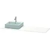 Image de Console Duravit XSquare, 1 découpe à gauche, 1600x16x550mm, XS060HL4343