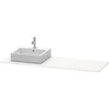 Image de Console Duravit Xsquare 060h, 1600x 550 Mm, 1 Découpe À Gauche,