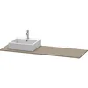 Image de Console Duravit Xsquare 060h, 1600x 550 Mm, 1 Découpe À Gauche,