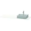 Image de Console Duravit XSquare, 1 découpe à droite, 1600x16x550mm, XS060HR1818