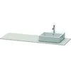 Image de Console Duravit XSquare, 1 découpe à droite, 1600x16x550mm, XS060HR0707