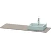 Image de Console Duravit XSquare, 1 découpe à droite, 1600x16x550mm, XS060HR4343