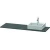 Image de Console Duravit XSquare, 1 découpe à droite, 1600x16x550mm, XS060HR4949