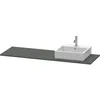 Image de Duravit - Console Xsquare 060h, 1600x 550 Mm, 1 Découpe À Droite,