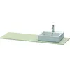 Image de Console Duravit XSquare, 1 découpe à droite, 1600x16x550mm, XS060HR6060