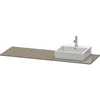 Image de Console Duravit Xsquare 060h, 1600x 550 Mm, 1 Découpe À Droite,
