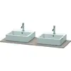 Image de Console Duravit XSquare, 2 découpes, 1400x16x550mm, XS063GB4343